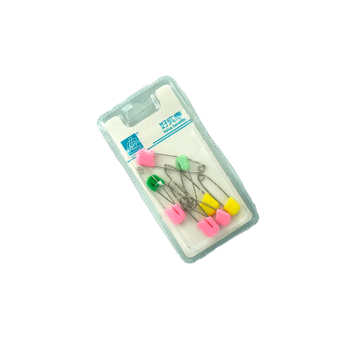 Safety Pin 8Pc Large Carded