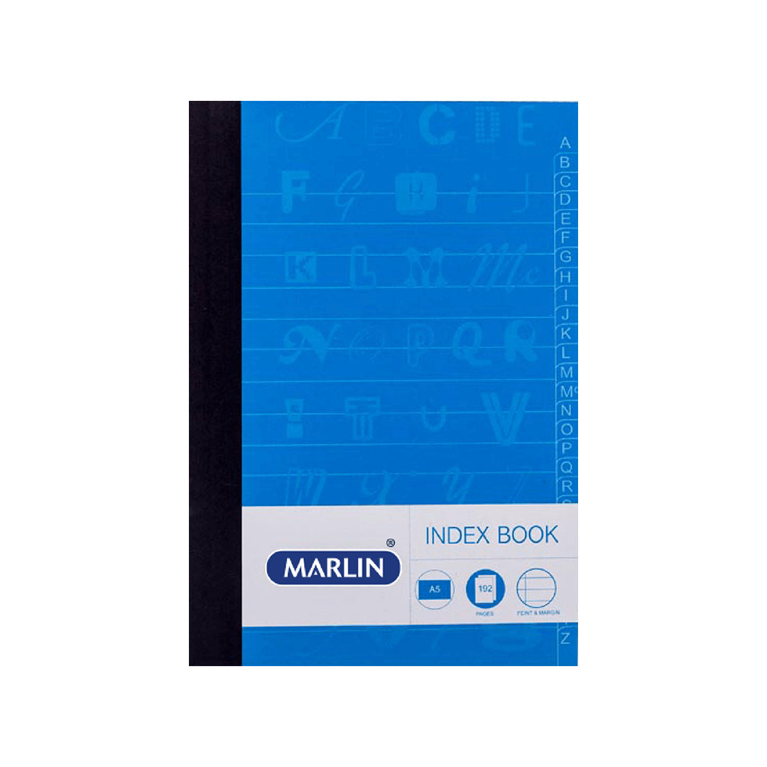 Marlin Manuscript Book A5/192Page Indexed