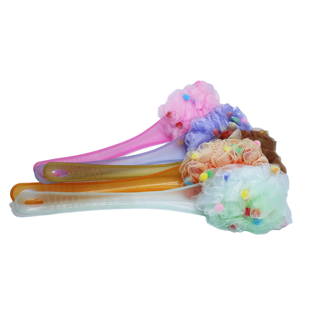 Bath Sponge 46Cm Plastic Handle
