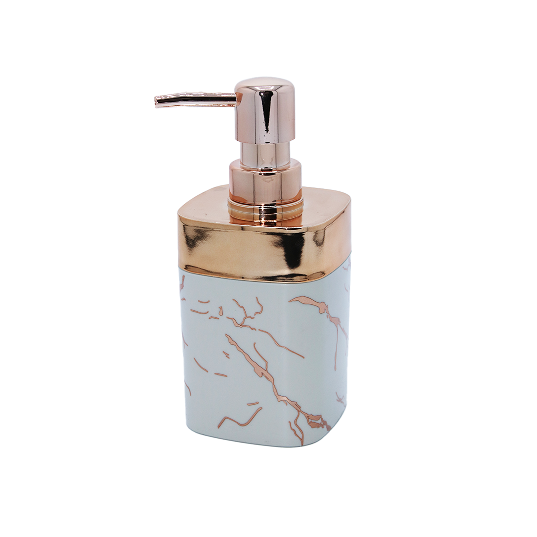 Soap Dispencer 10X7X7Cm Square Marble Design