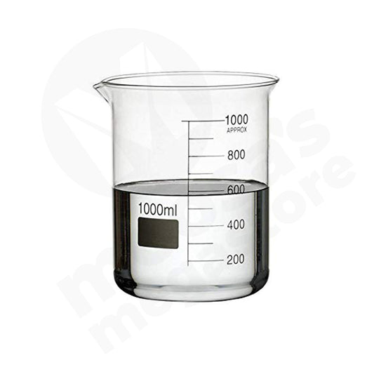 Glass Beaker With Spout 1L