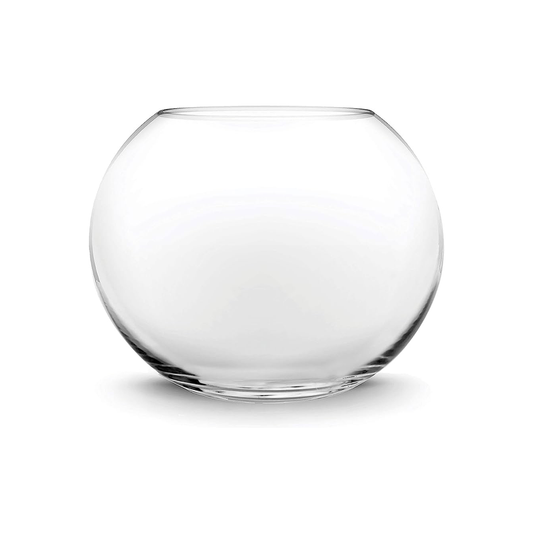 Vase Glass Bubble 14X14Cm
