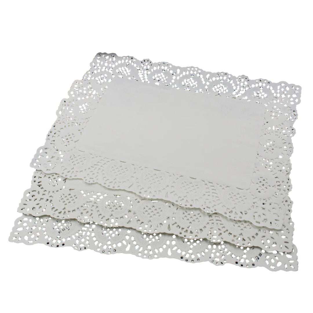 Doilies 20Pc Rectangle 40X30Cm