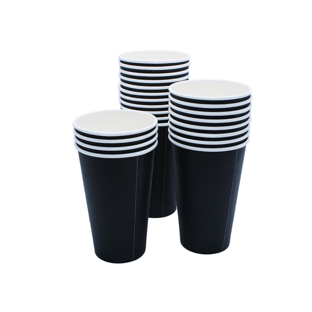 Paper Cup Coffee 50Pc 9X13Cm Black