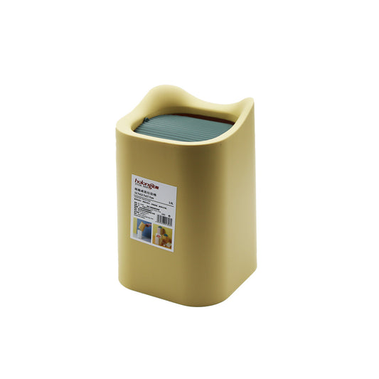 Bin Flip Top Desktop 16X12Cm Mini 1.5L Holong
