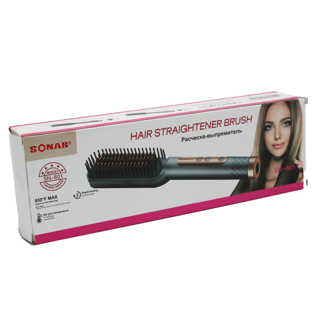 Hair Straightner Brush Sn-601 Sonar
