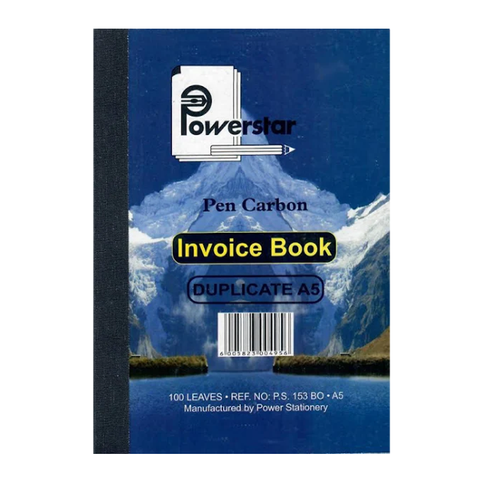 Invoice Book Duplicate  A5 Powerstar