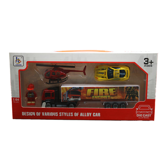 Toys Truck  With Car/Plane Die Cast Ah6210