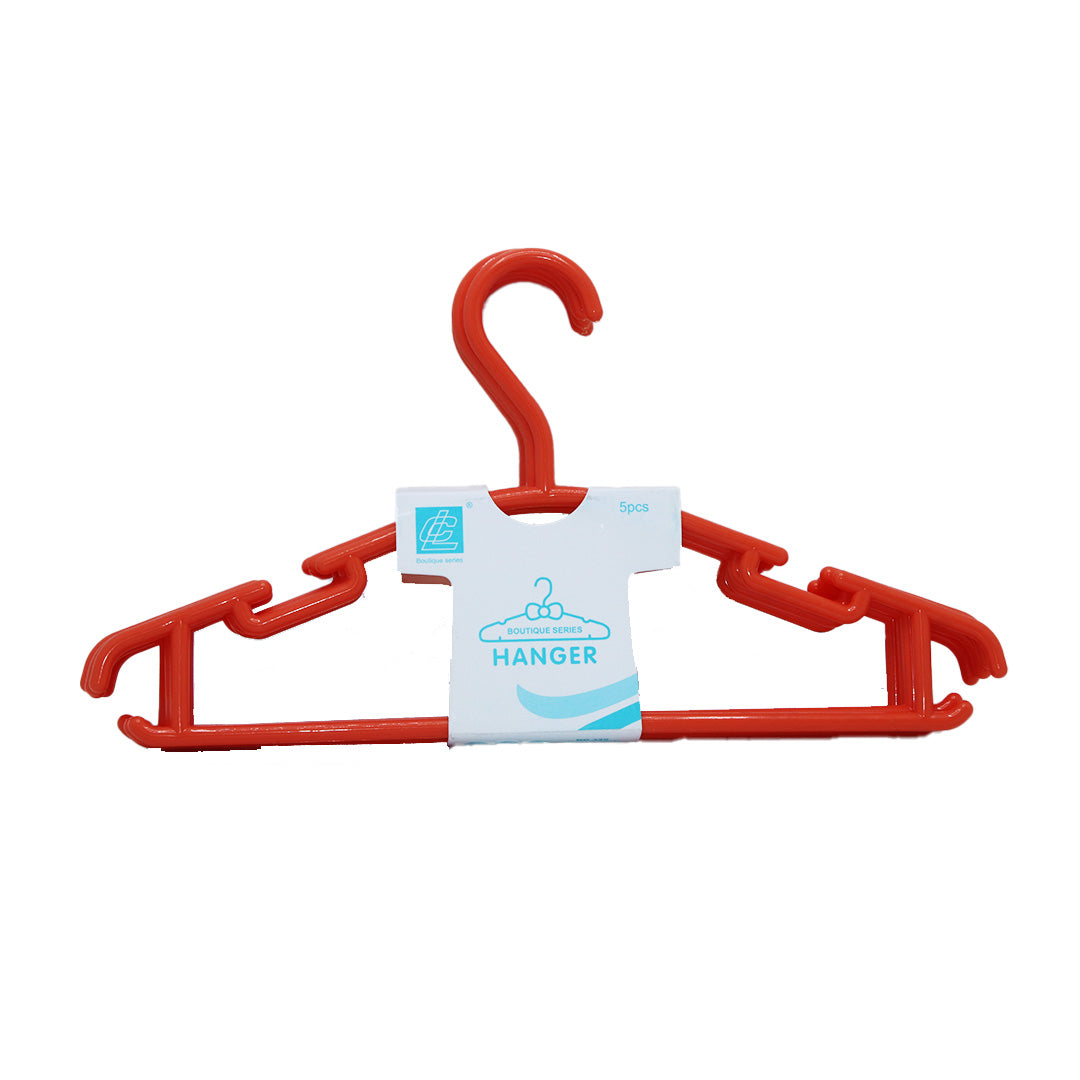Hanger 5Pc Kiddies Plastic 320 Assorted