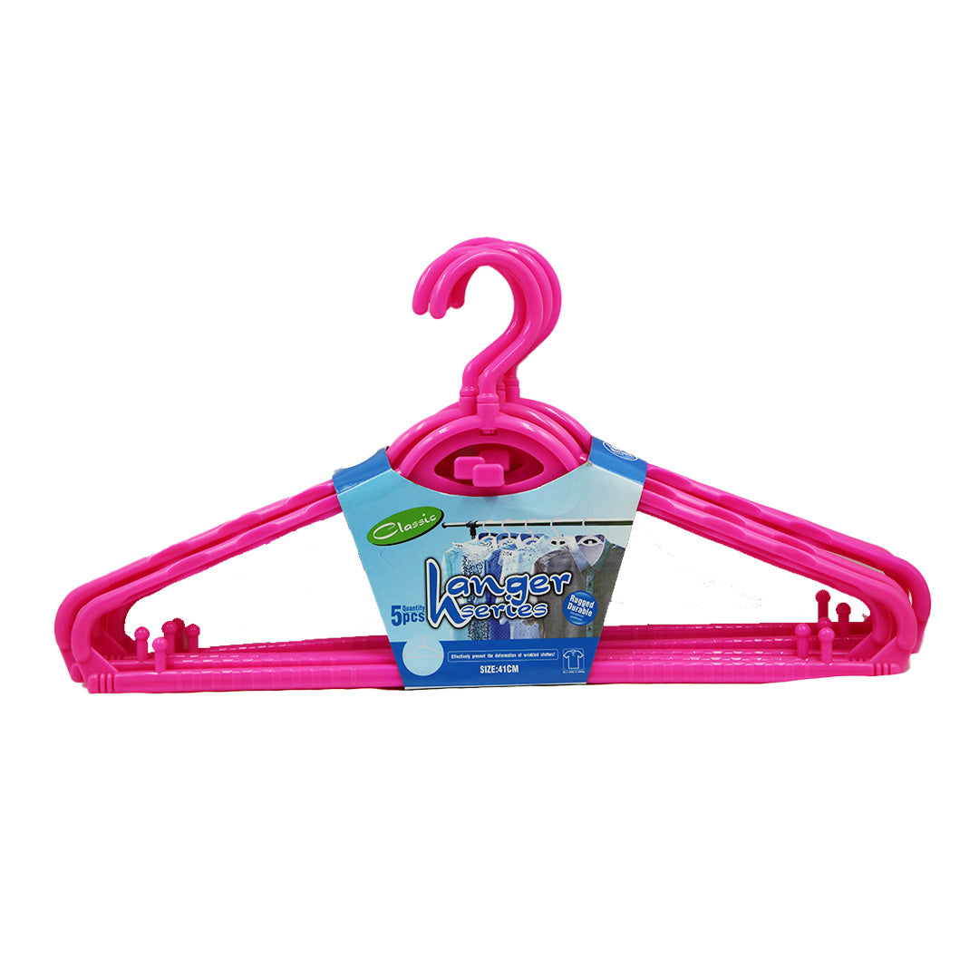 Hanger 5Pc Embossed Classic 41Cm Lt-1029