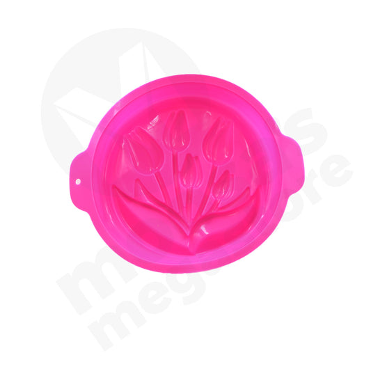 Bakeware Cake Mould 28Cm Round  Embossed Silicone
