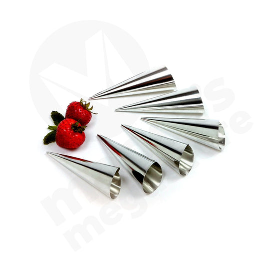 Cream-Horn-Holder 6Pc Stainless Steel  Hillhouse