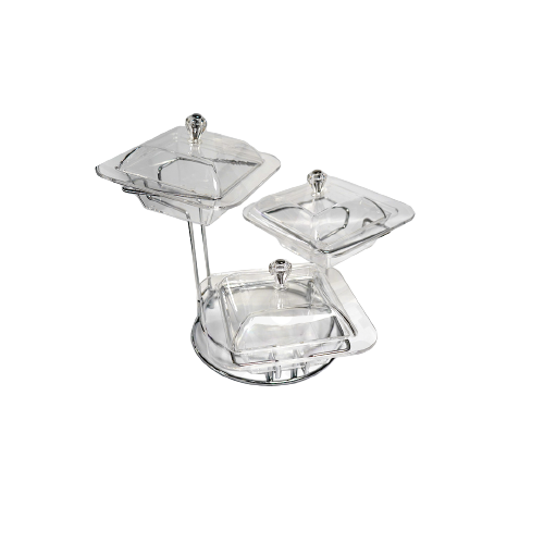 Serving Bowl W/Stand 3Pc Acrylic Msj-2017T/3041H