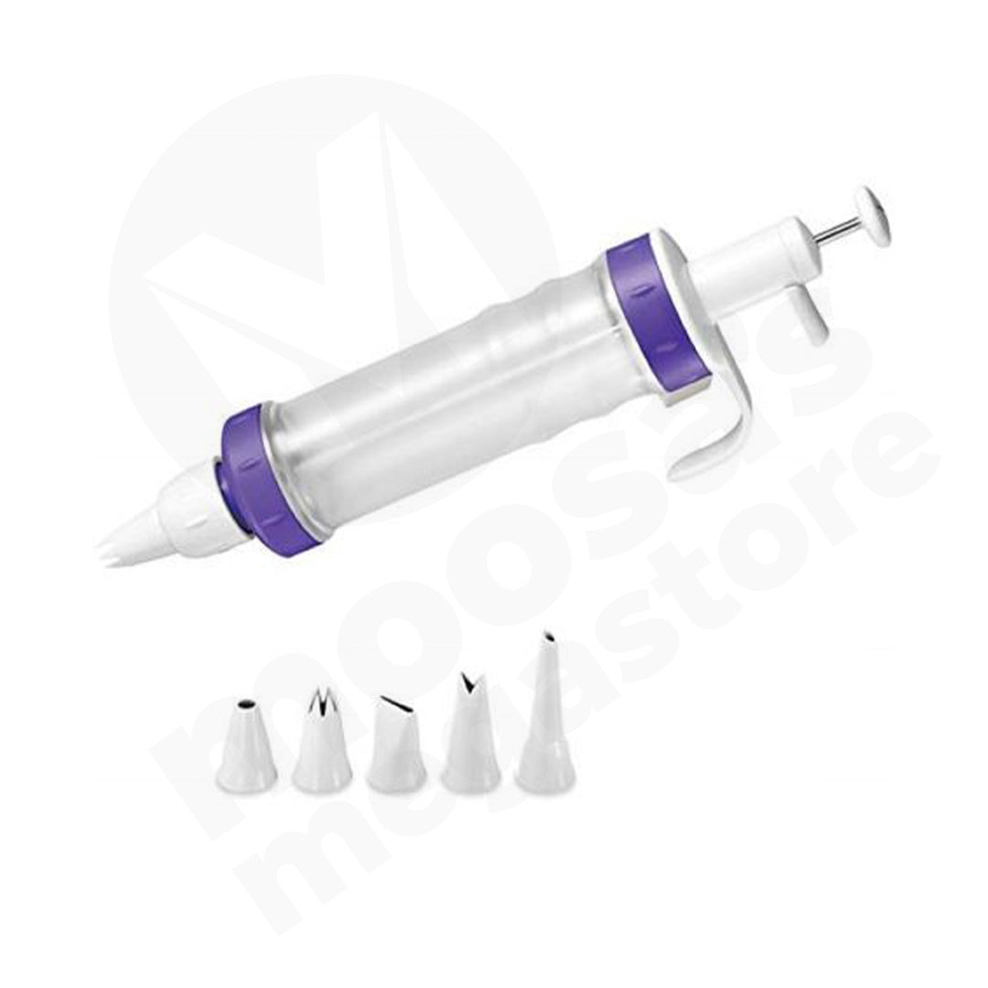 Cake Decorator With 5 Nozzles Wilton
