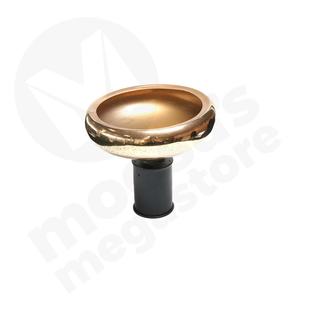 Vase Centre Piece 24X24Cm Metal Gold Footed
