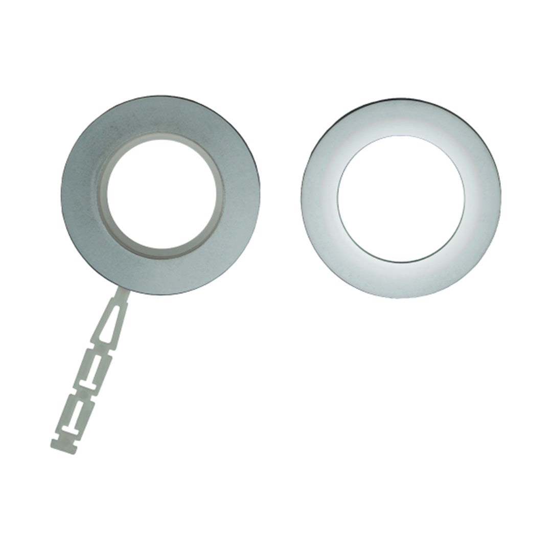 Eyelet Rings 10Pk Contempo Brushed Silver