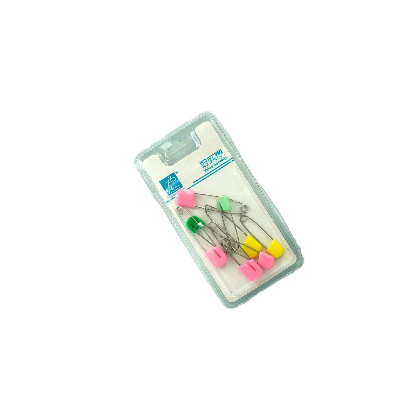 Safety Pin 8Pc Large Carded