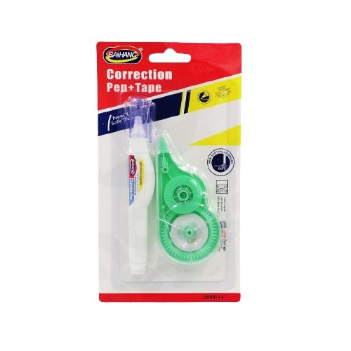 Correction Pen & Tape 2Pc Baihang