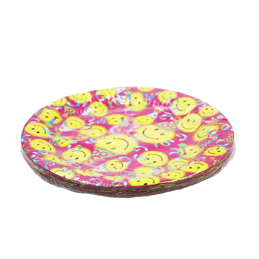 Paper Plate 20Pc 24Cm Round Party Assorted