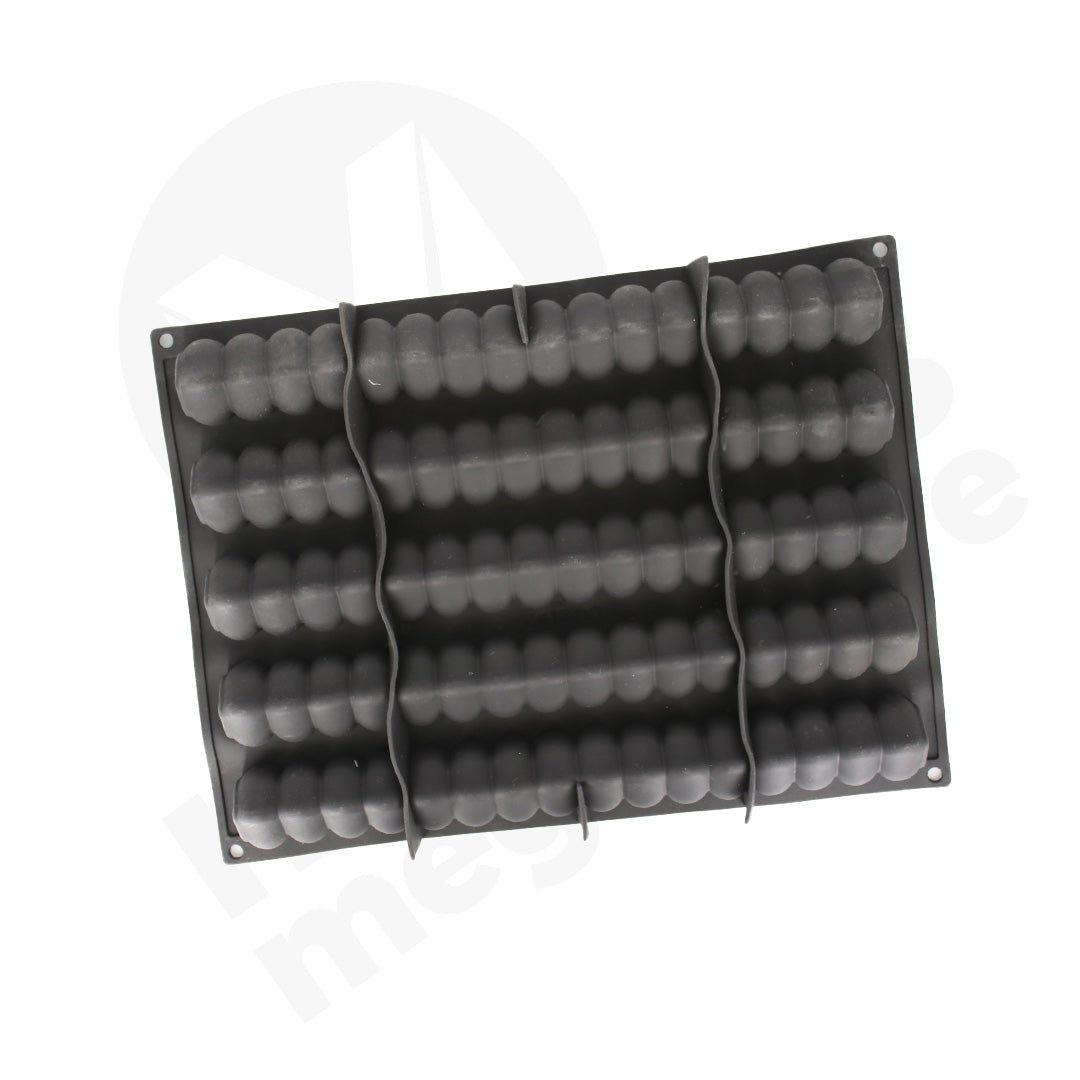 Bakeware Cake Mould 40X27Cm 5Division Silicone