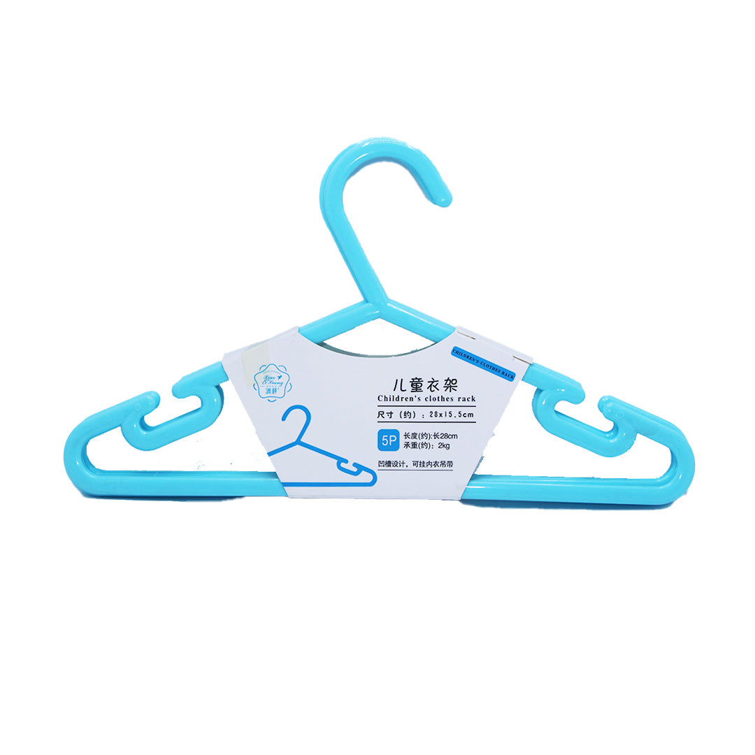 Hanger 5Pc 28Cm Kiddies Plastic Flat Ht-515