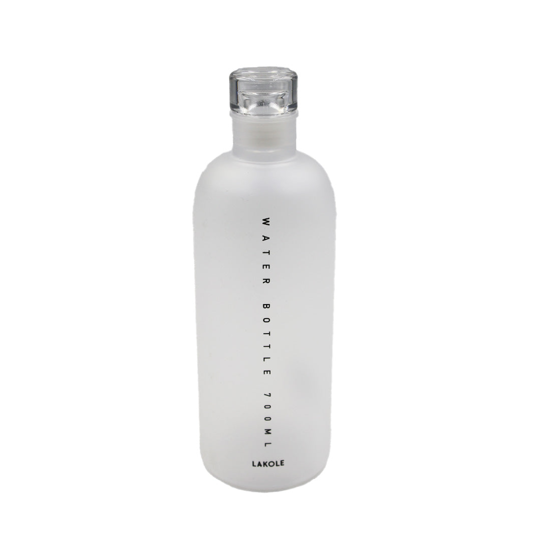 Water Bottle 700Ml Frosted Plastic