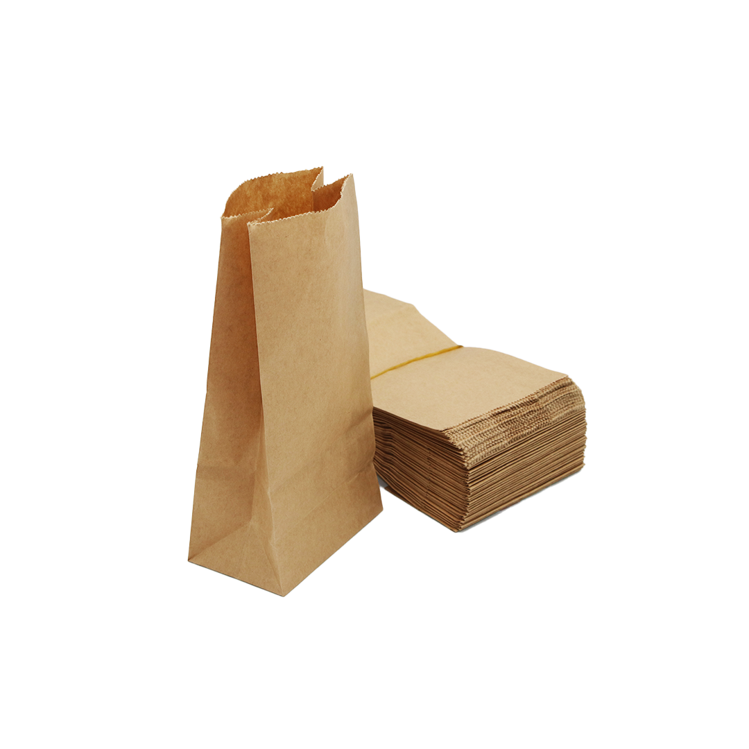 Paper Bag 50Pc 18X9Cm Brown