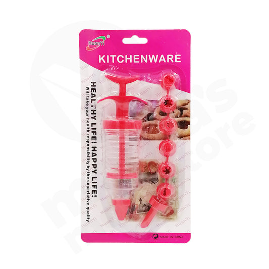 Cake Decorator Set With 7 Nozzles Carded