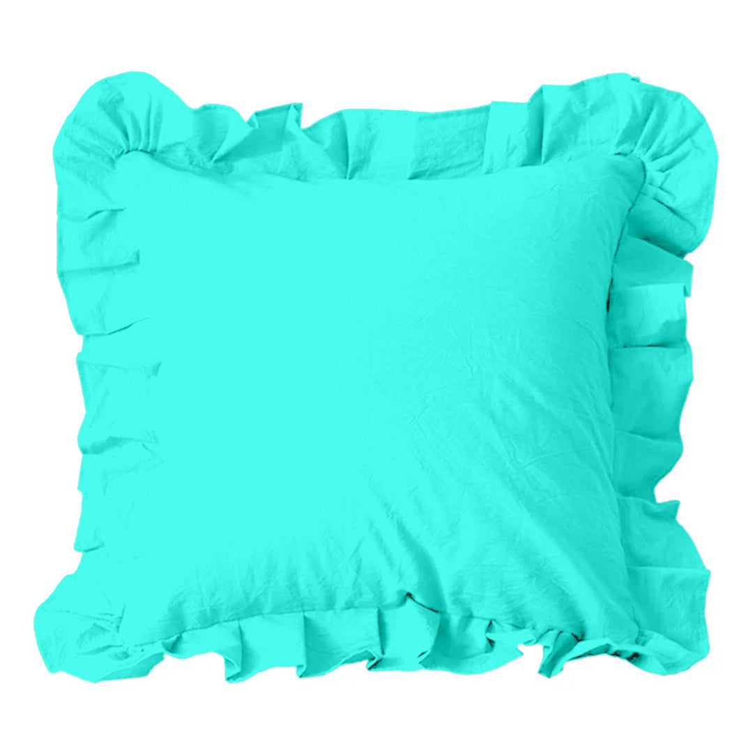 Pillow Case Duck Egg Continental Frill Richmo