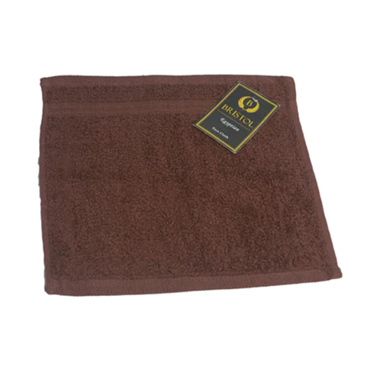 Face Towel Brown 30X30 Egyptian