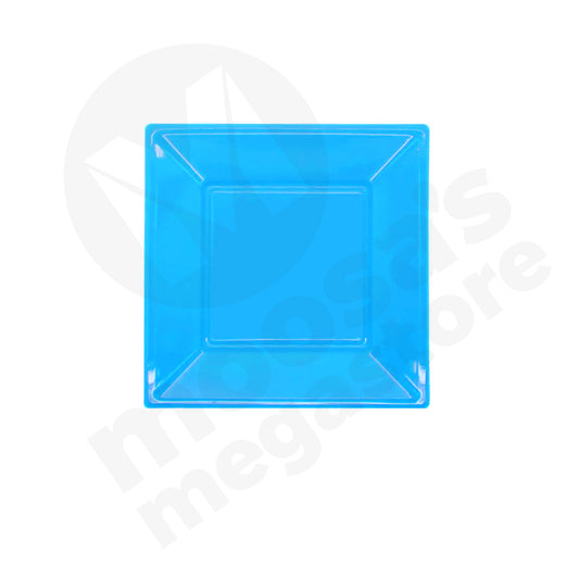 Plate 10Pc 18Cm Square  Plastic