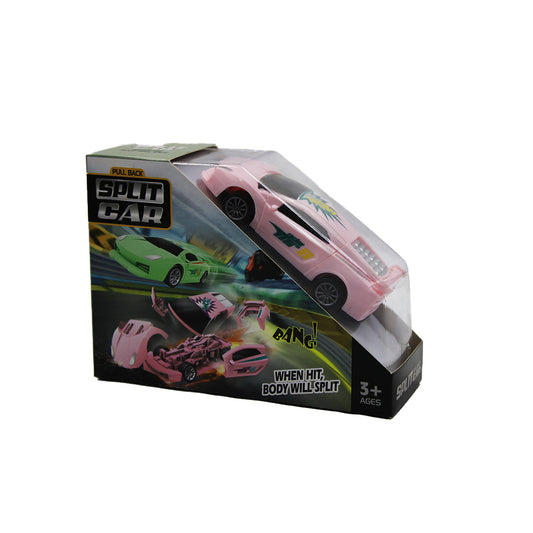 Toys Car 10Cm Split Pull Back 886