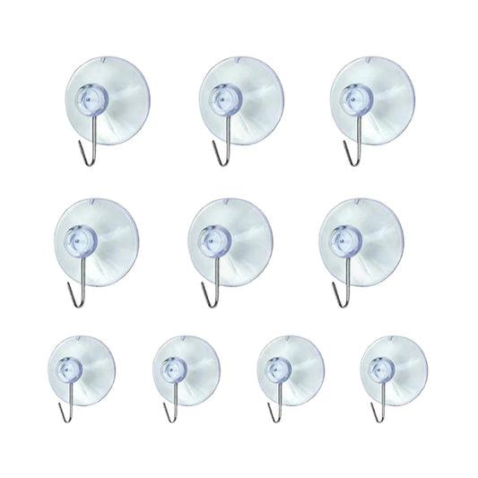 Hooks Suction 12Pc 4Cm Carded