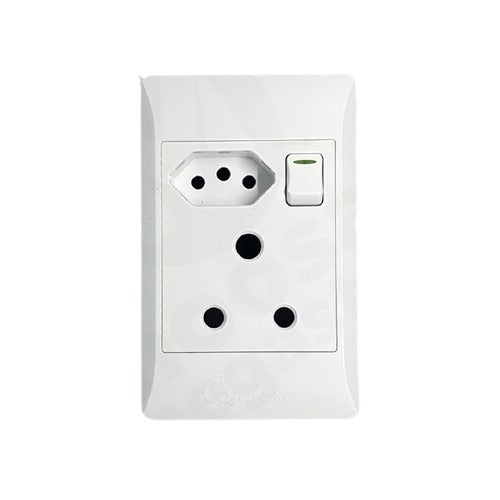 Wall Socket 4X2 1X3Pin 1X2Pin  + 1 Lever