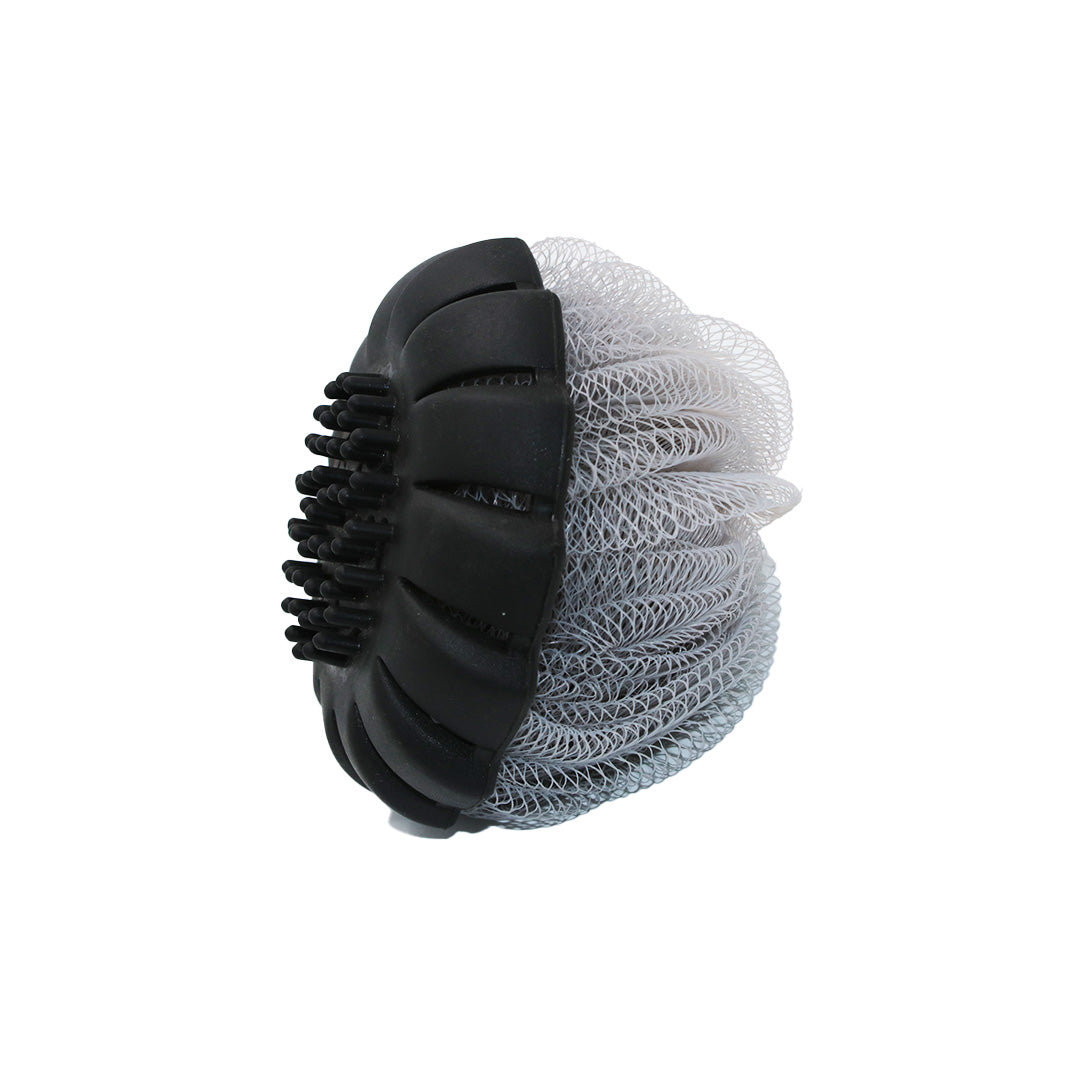 Bath Sponge With Rubber Scrubber