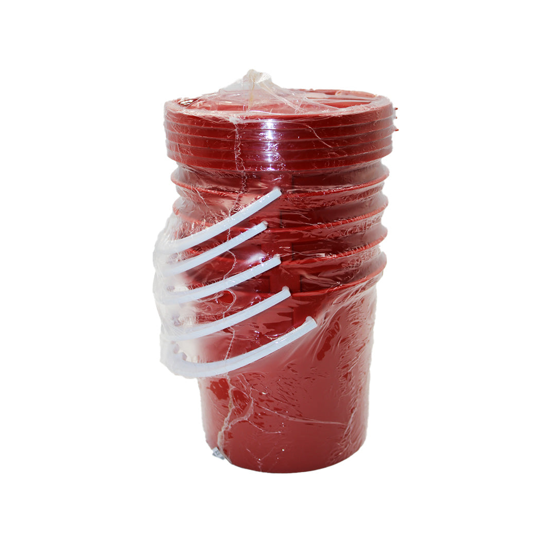 Bucket 1L 5Pk With Lid Asstorted Colours Dynamic