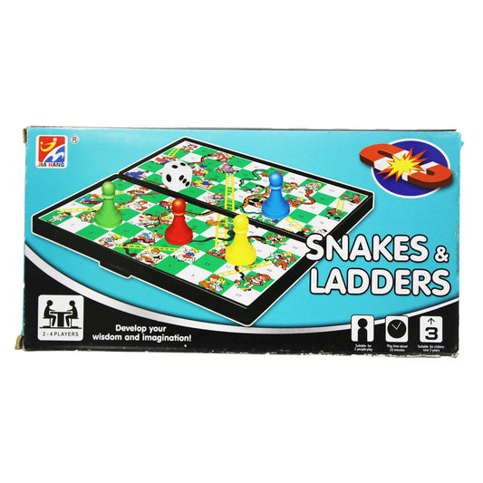 Toys Snake & Ladders 24Cm Square Folding Jh618-25E