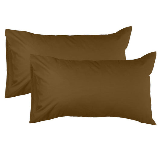 Pillow Case Standard  Brown 2Pc Richmont