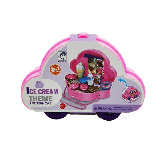 Toys Ice Cream Theme  2In1 In Car