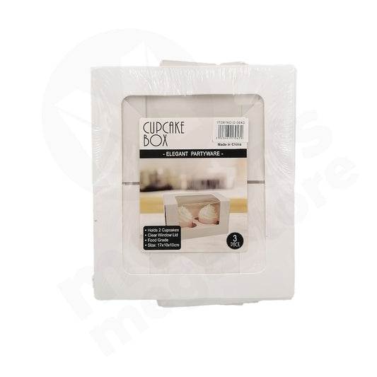 Cake Box 3Pc Diy 17X10X10Cm Shmick