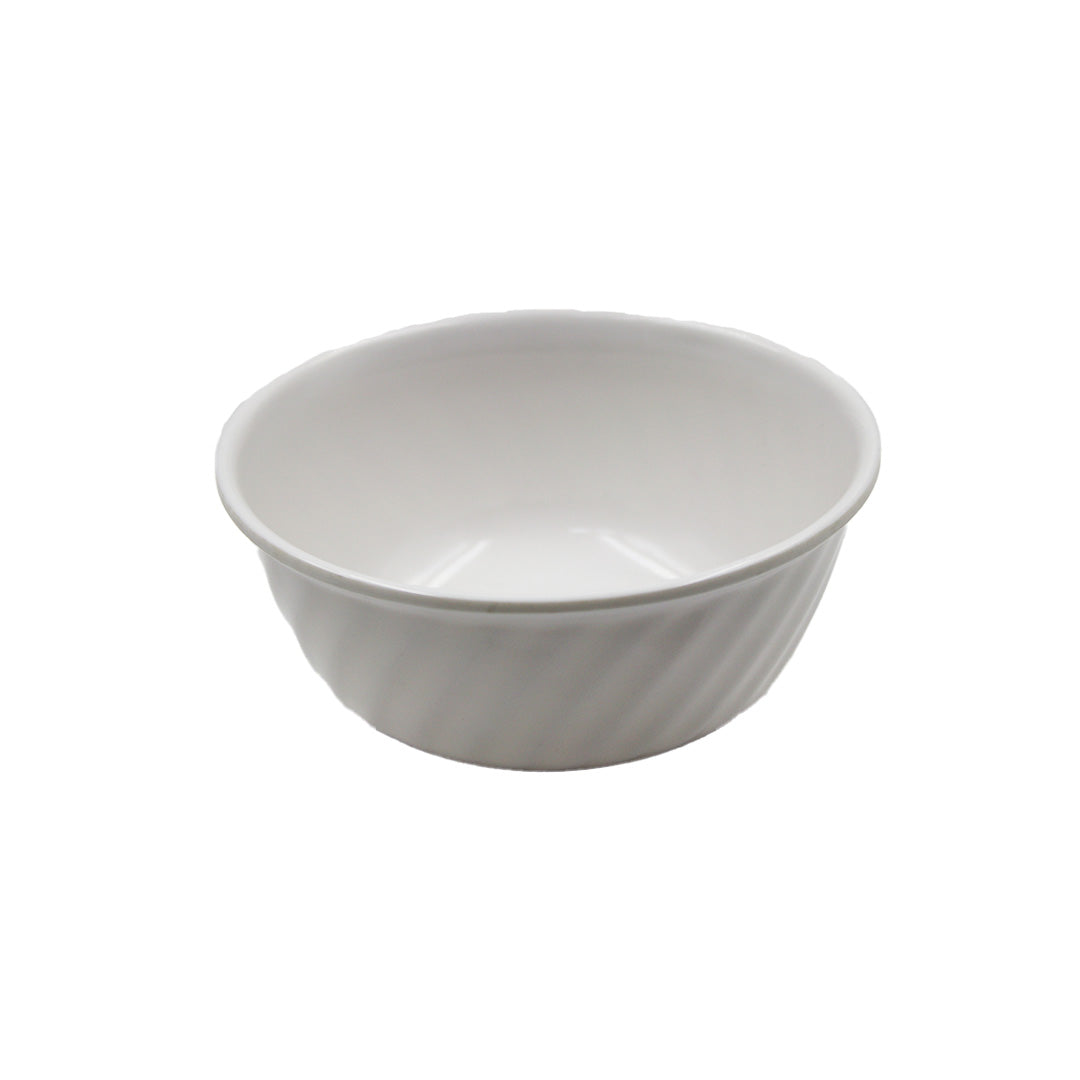 Mm Bowl 12.5X5Cm White Swirl