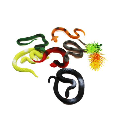 Toys Snakes 5Pc With Plant 666M-11