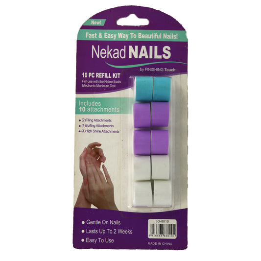 Naked Nail Refill 10Pc Carded