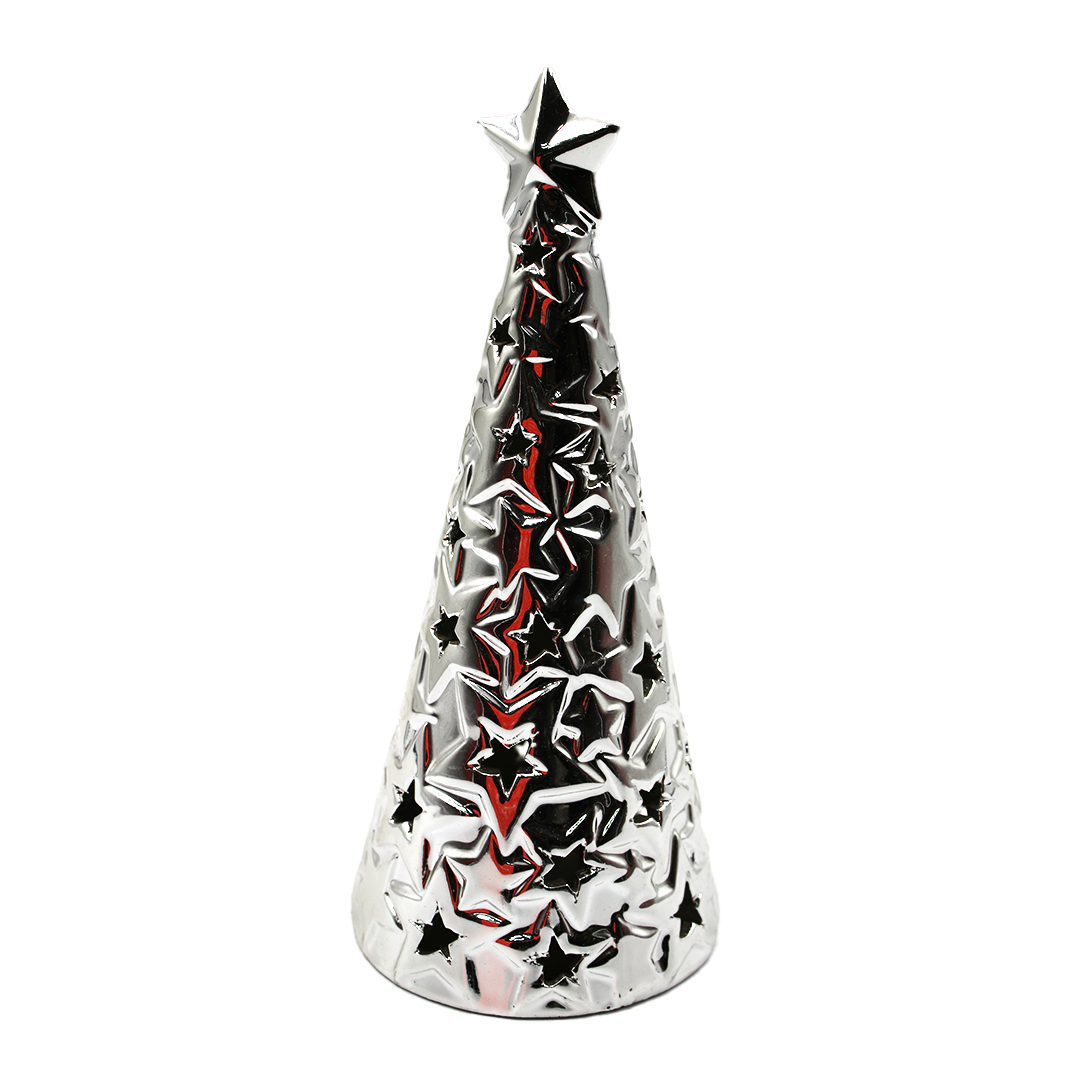 Candle 21X7Cm Porcelain Led Flameless