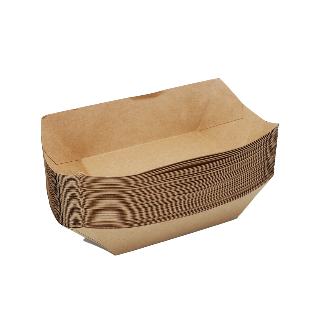 Paper Boat Tray 50Pc 22.5X15X5.5Cm