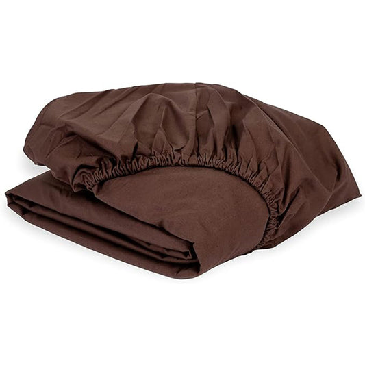 Fitted Sheet Single  Chocolate  Richmont