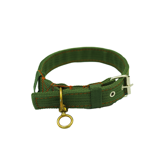 Dog Collar 80X3Cm 4Layer Green Canvas