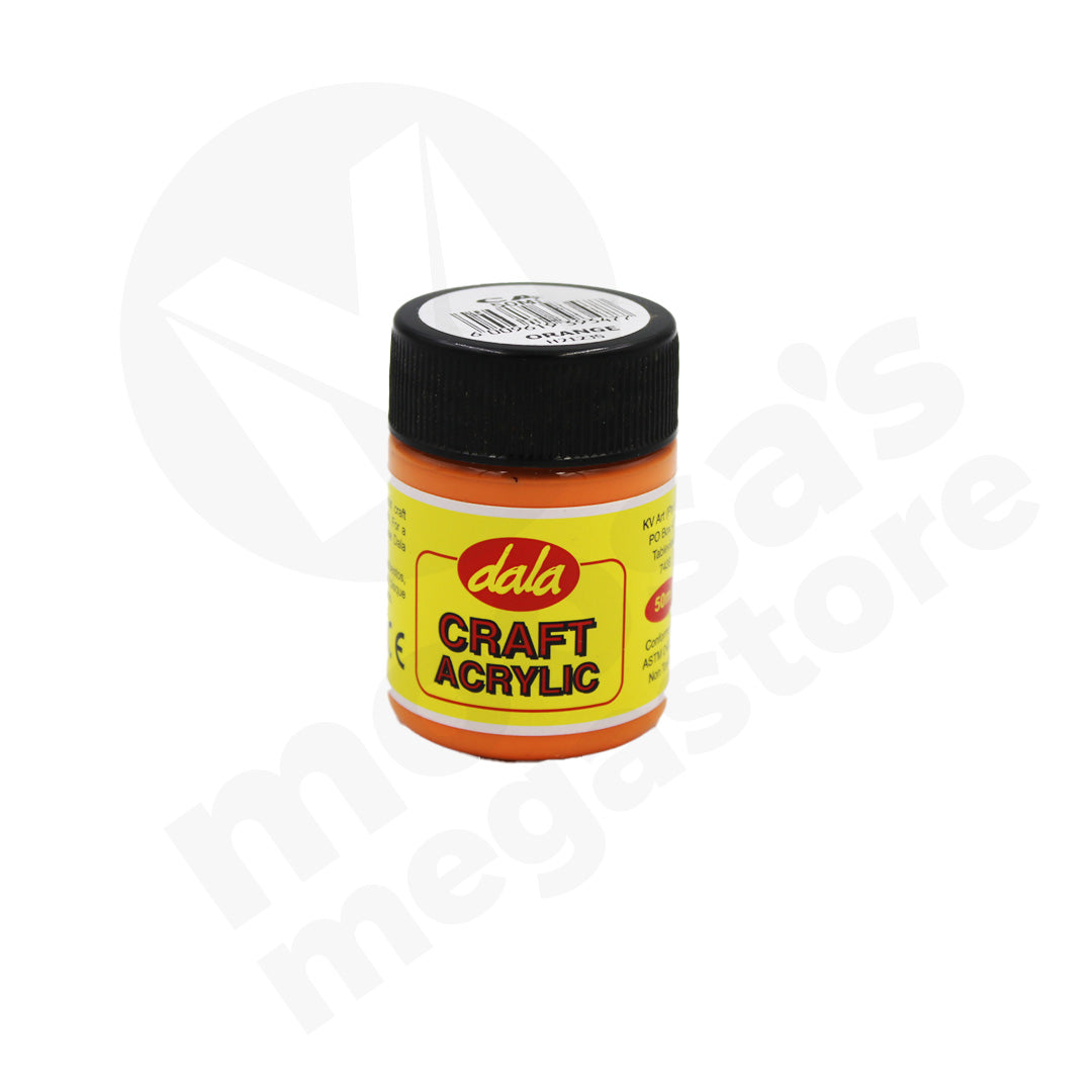 Paint 50Ml Orange Craft Acrylic