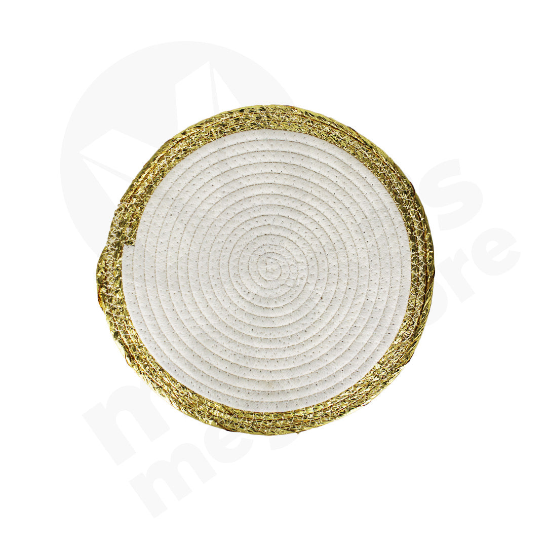 Place Mat 30Cm Woven Assorted