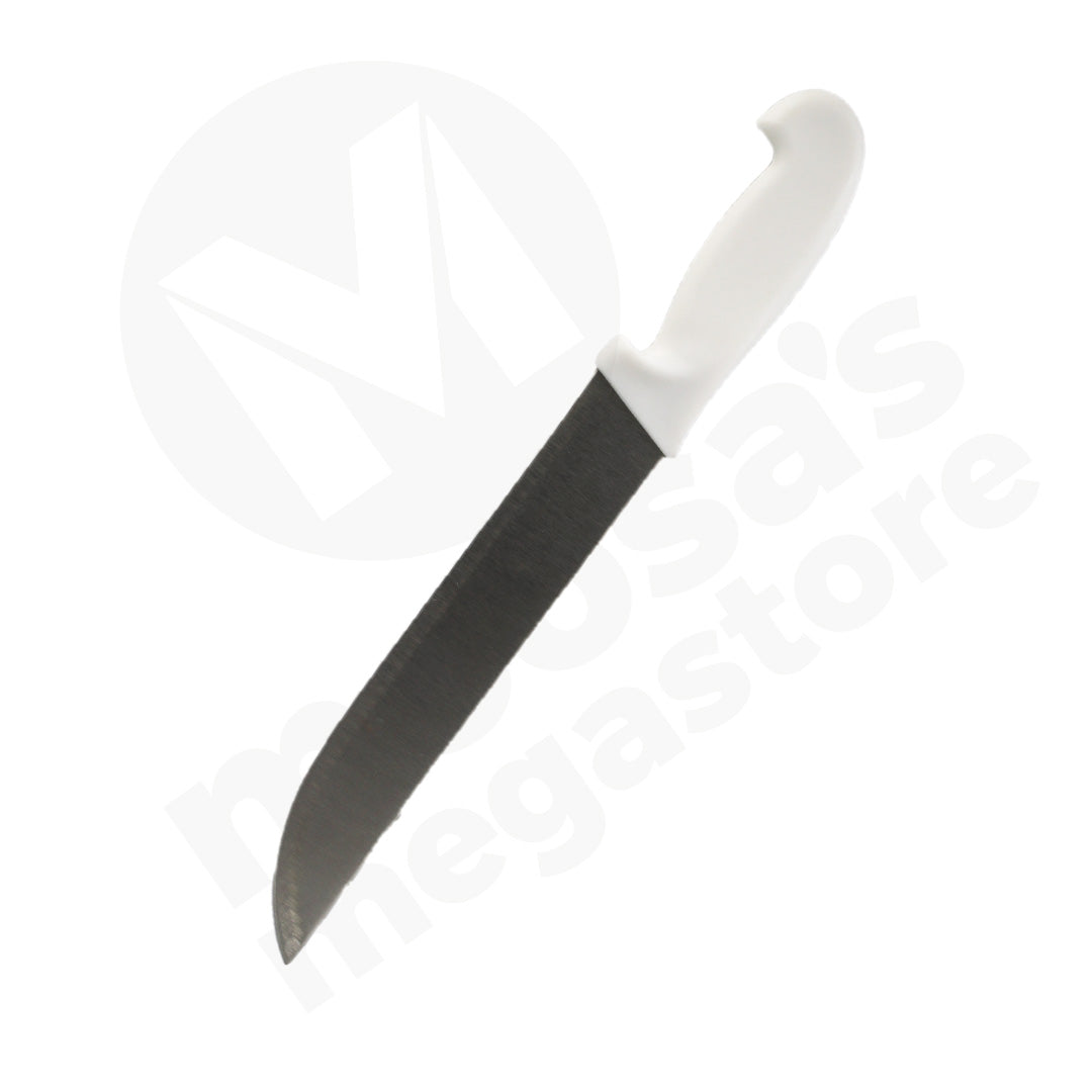 Butcher Knife 9 White Pl Handle Baishun